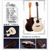 direct deal High-end 41 Spruce Rosewood Spruce Mahogany Light Daddario brand Veneer guitar