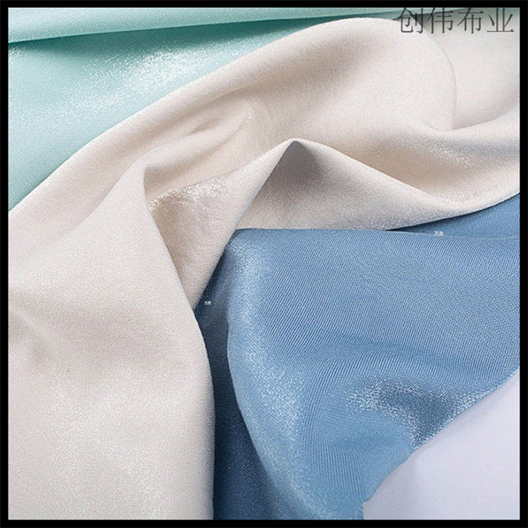 厂家直销亮丝绒丝滑超柔斜纹面料亮光绒时尚女装钻石斜闪光布料