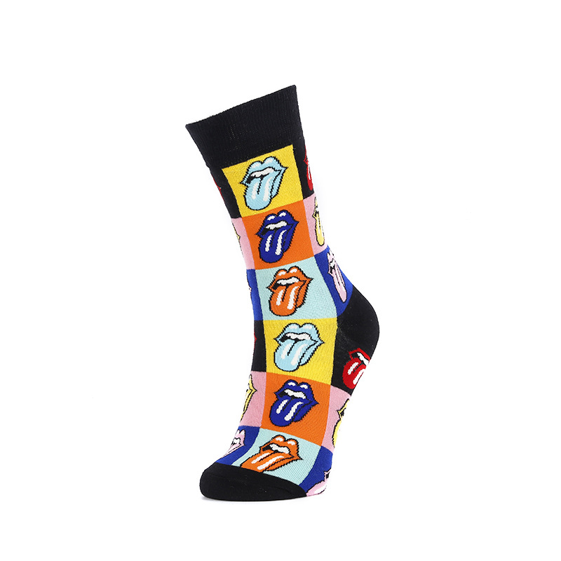 Unisex/Men and women can be individual personality tongue in the barrel socks