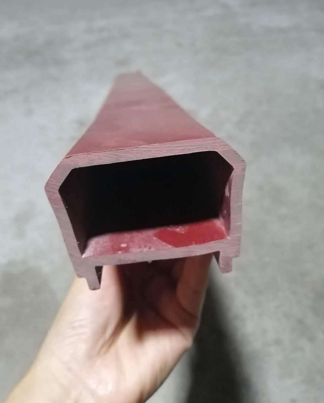 供应PVC仿红木塑料楼梯扶手，pvc扶手