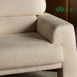 麦古 Ретро минималистичный диван, дизайнерская ткань, вилла, мебель