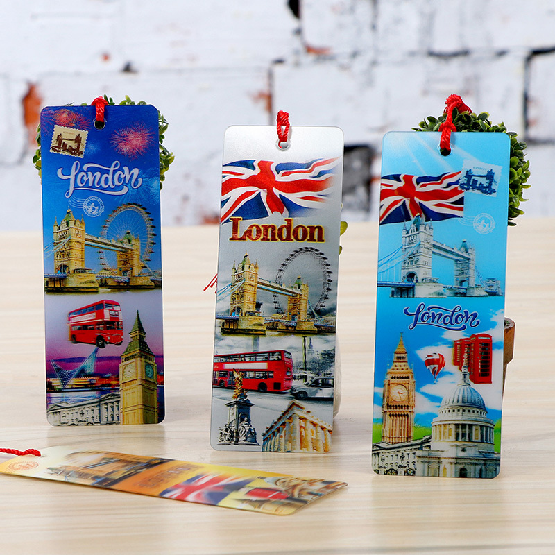 厂家直供非标光栅PP/PET三维立体卡通书签变图客户推荐礼品