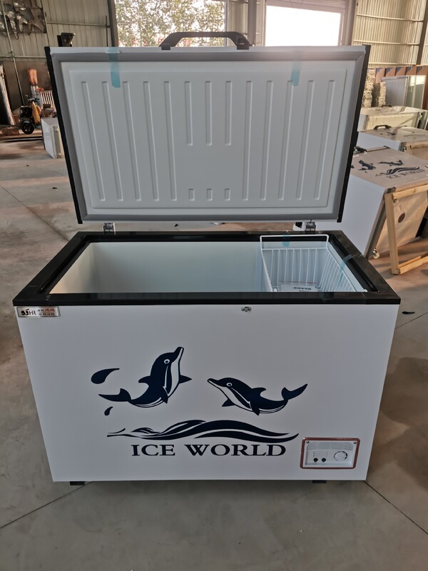 Freezer Commercial Large Capacity Fresh-keeping Refrigeration Dual-purpose Super Large Horizontal Double Temperature Refrigerator Freezer Refrigerator Electric Freezer