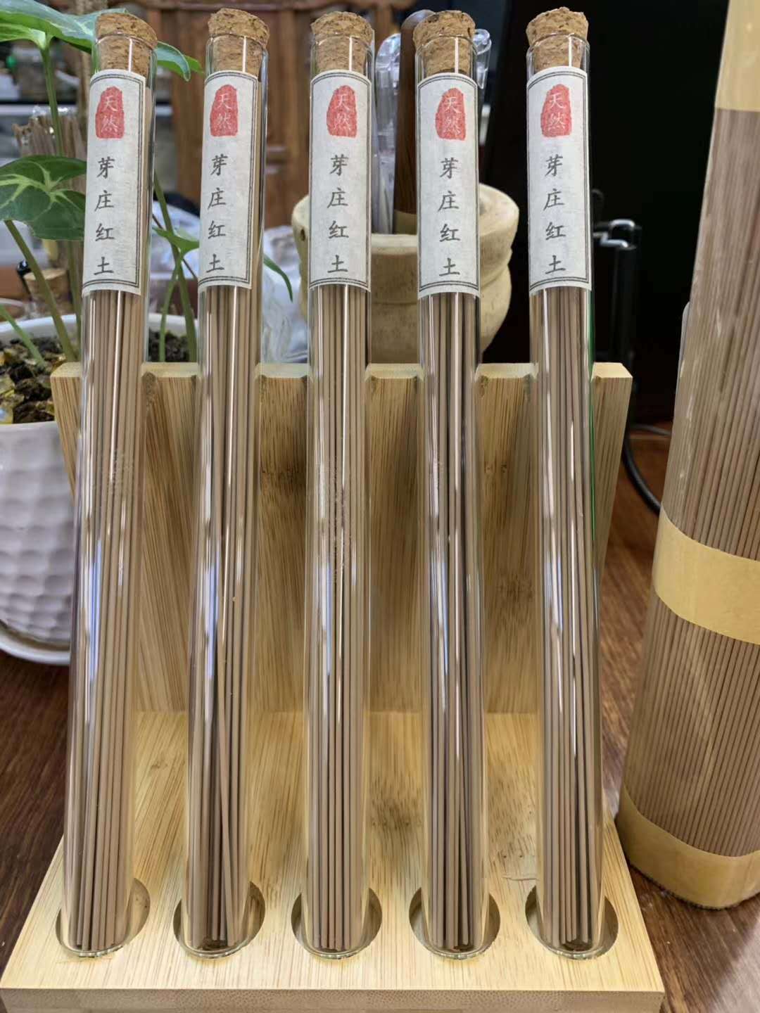 玻璃试管 沉香檀香线香管制定 木塞香筒玻璃香管平底玻璃工艺品