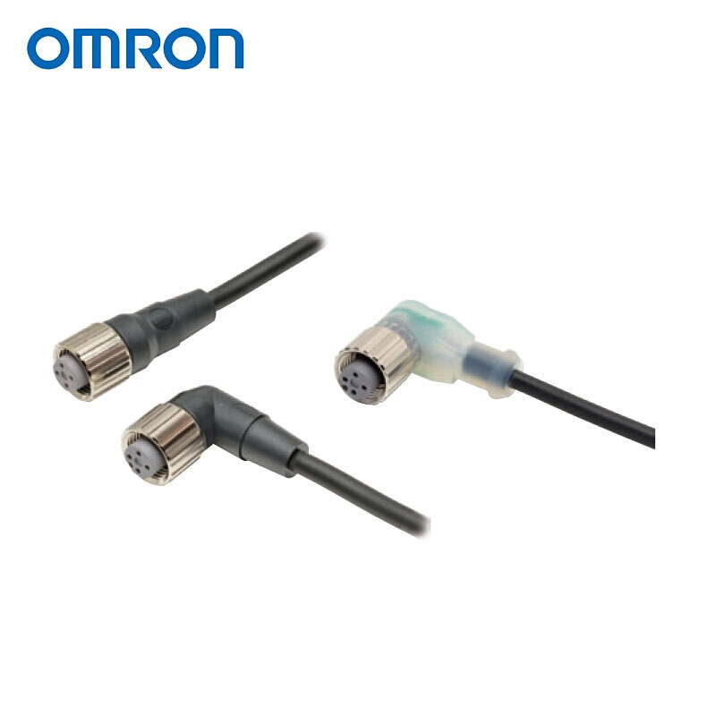 欧姆龙 传感器I/O连接器 防水接插件 XS2F-M12PVC4A2M