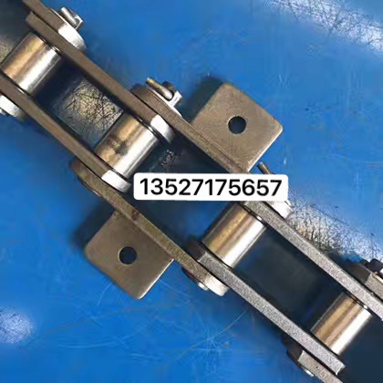 厂家直销P100P125 P150输送链条废纸打包机链 大弯板滚子流水线链