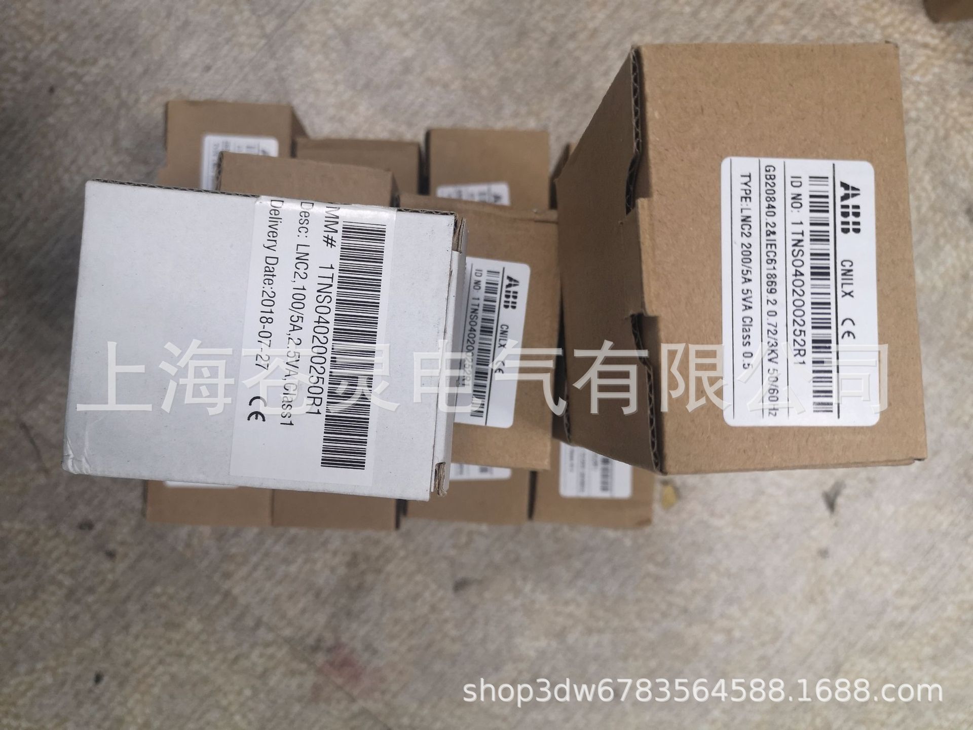 ABB原装互感器1TNR204001R1312,LCN2A 80/5