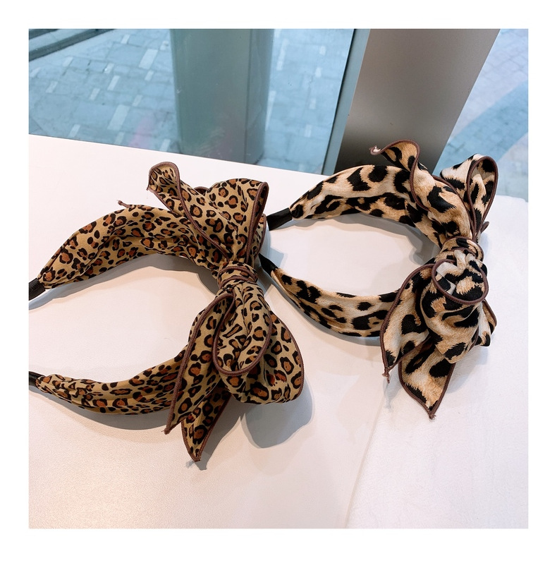 120g Weight Headwear Classification Festival Occasion Geometric, Lattice Pattern Women'S Gender Retro Style Red, Green, Blue, Yellow, Black Color Korean Retro Style Leopard Print Headband 25