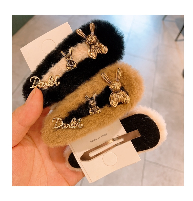 Korea's New Imitation Fur Rabbit  Pearl  Side Clip display picture 11