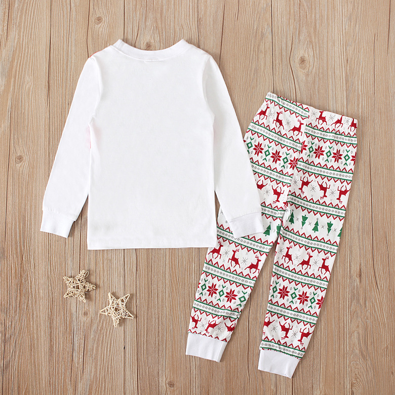 Weihnachten Kinder und mädchen Weihnachten Elch Langarm T-shirt + Hose 2 stück homewear kinder set_voghion.com