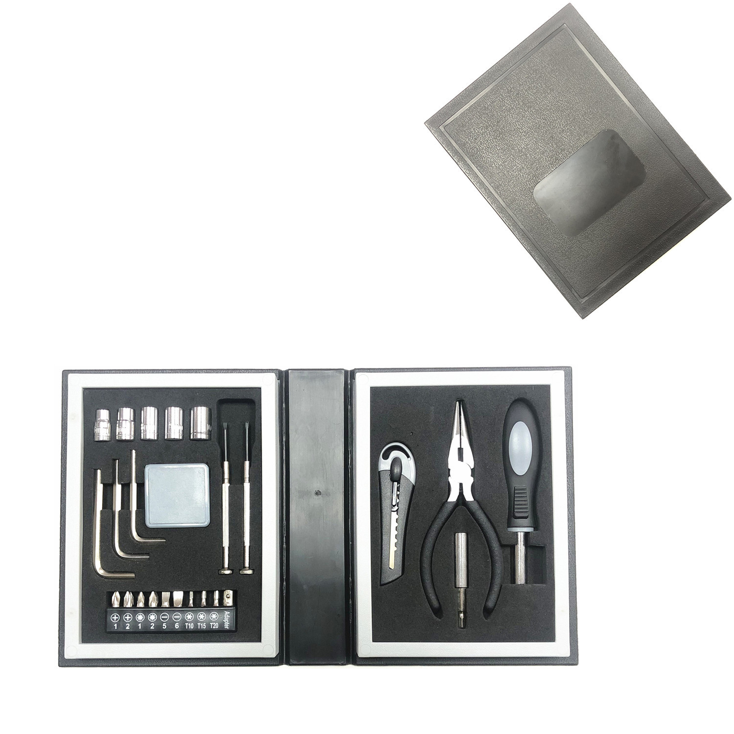 创意礼品赠品书本形五金工具套装书本型工具组套家用五金工具