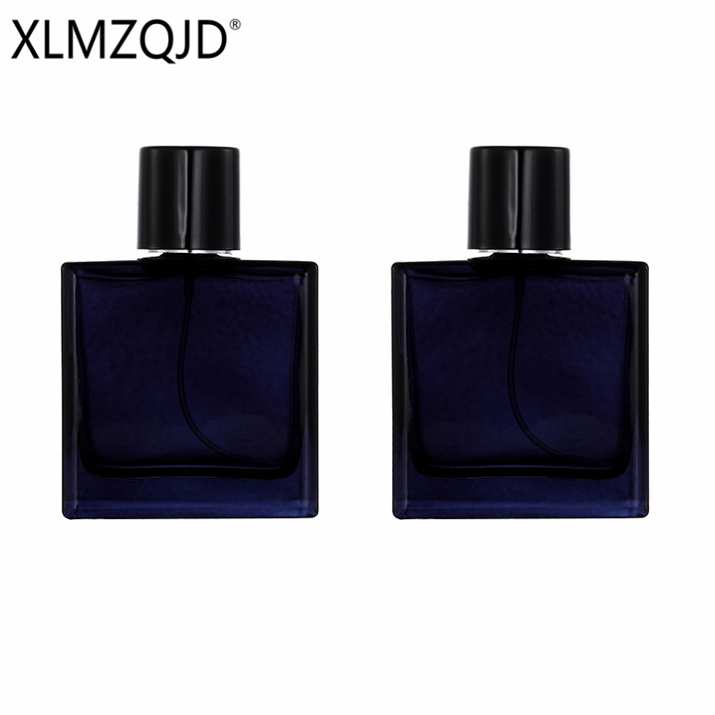 XB33-50ml high-end ink blue perfume empt...