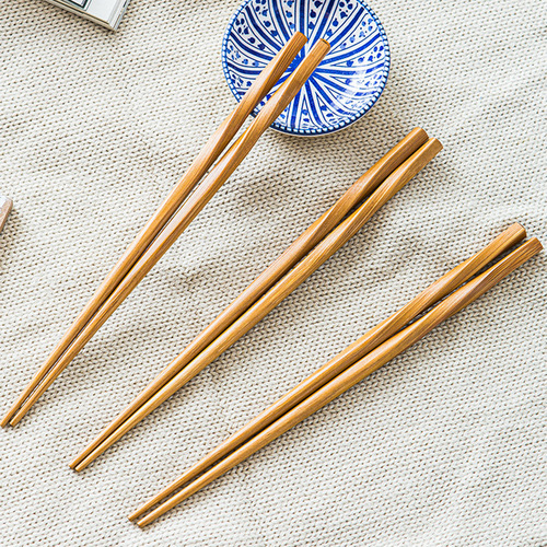 Bamboo twist chopsticks household bamboo chopsticks light luxury Japanese style chopsticks hotel special children's chopsticks environmentally friendly creative tableware