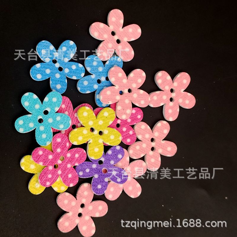 25mm DIY fondo blanco pintado Plaid Plum Dot Plum estilo mezclado Plum Blossom 50 unidades un paquete