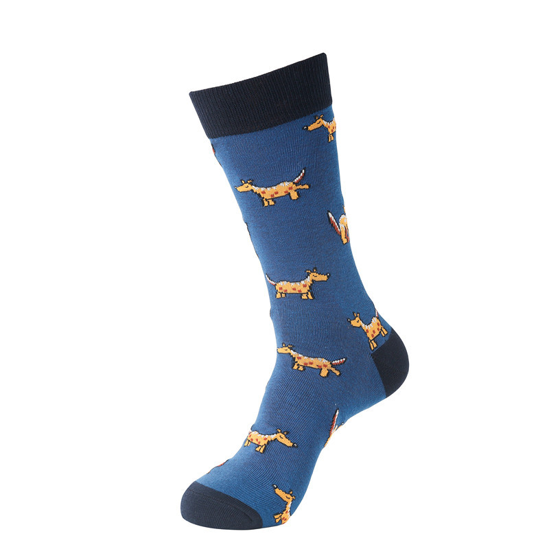 65g Weight Socks Classification Socks Lingerie Type Cotton (more than 50%) Fabric Type A Pair Quantity Casual, Daily Occasion Animal, Color Block Pattern All Seasons Season Unisex Gender Cute Style A Pair Cute Unisex Animal Color Block Cotton (more Than 50%) Crew Socks 20