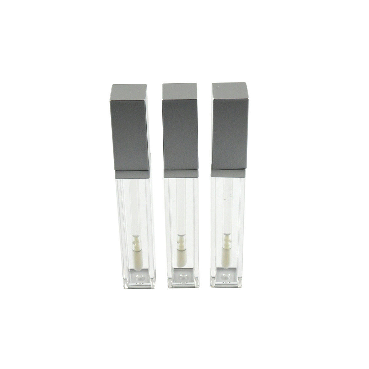 订做各容量透明AS注塑唇彩瓶分装空瓶外贸出口彩妆包材厂家