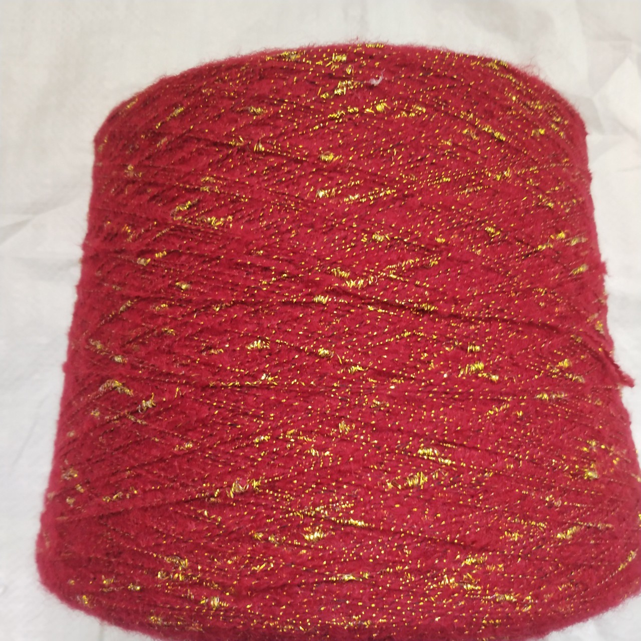 厂家批发金银结子混纺起毛纱结子纱结子绒花式毛纱特种纱品牌纱线