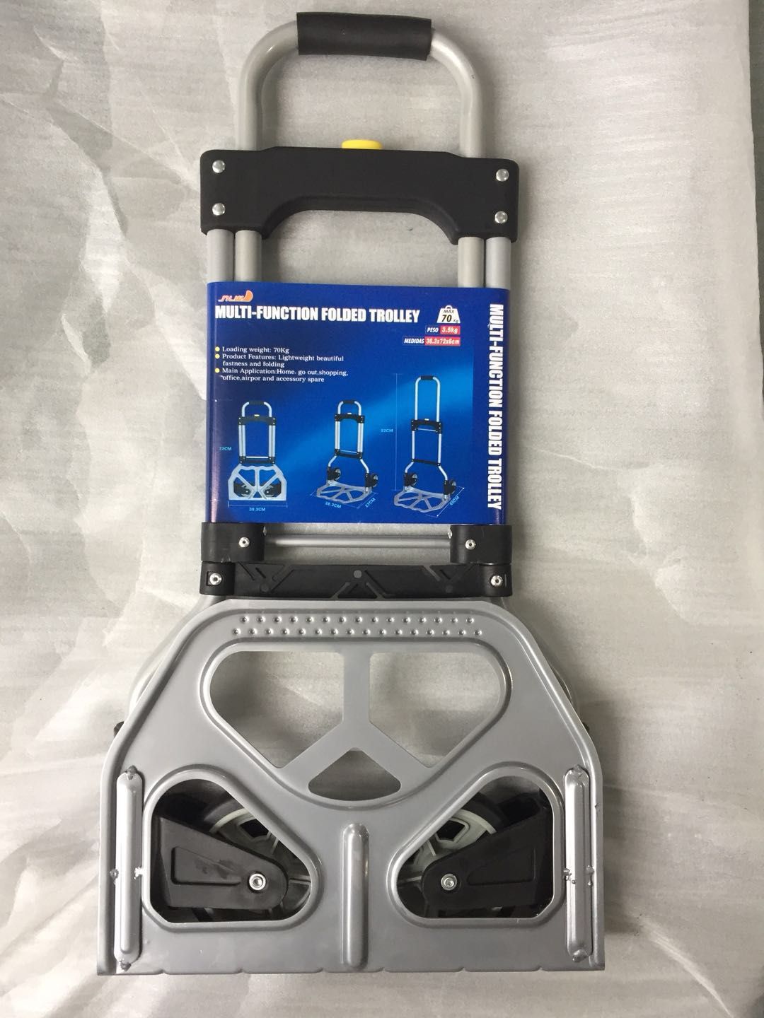 批发可折叠铝合金轻便手推车买菜购物车户外行李车 厂价直销