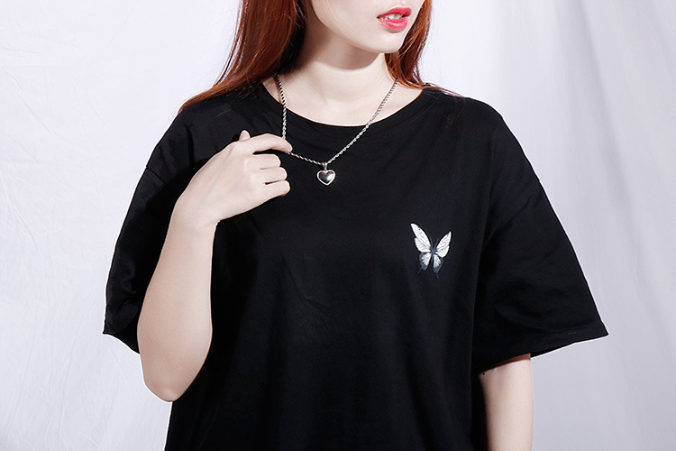 Acier Au Titane Plaqué Or 18K Cœur display picture 10