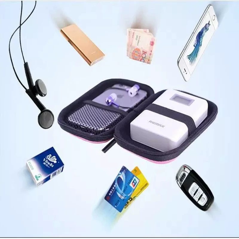 Customized diving shock -proof water digital digital mobile hard disk box charging treasure data line power supply WiFi storage package