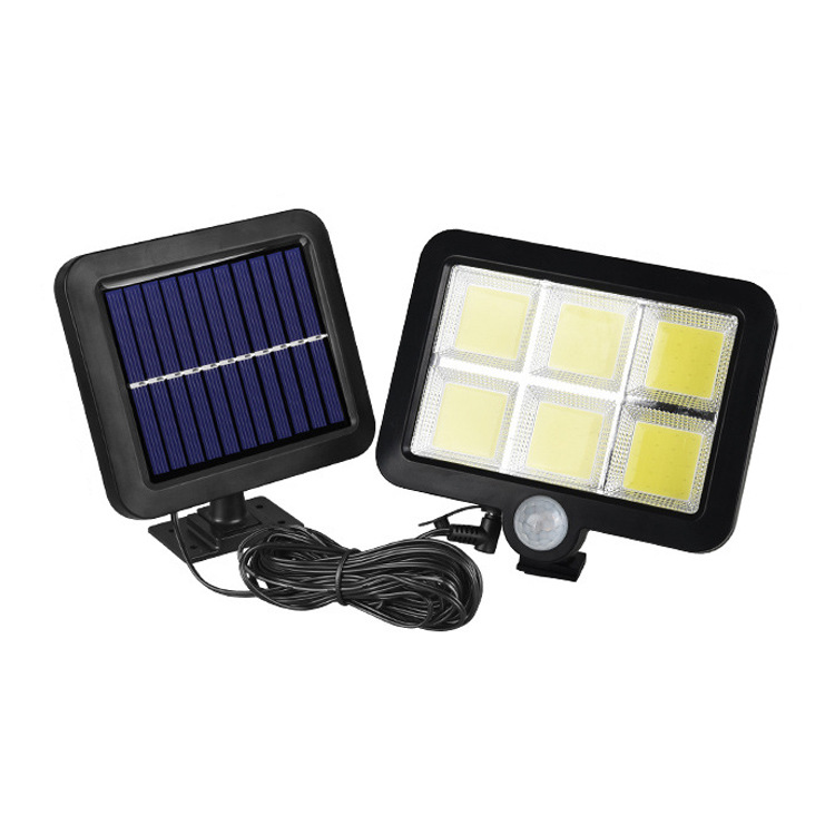 100 lights COB split solar wall light wa...