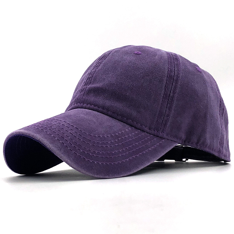 Unisex-Baseballkappe aus Baumwolle im Used-Look, schlichtes Design mit Aufdruck, verstellbar, ideal für Outdoor-Aktivitäten im Frühling, Sommer, Herbst und Winter._voghion.com