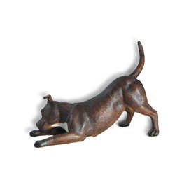 树脂动物手办狗狗摆件poly雕塑写实动物仿真名狗来图厂家定制