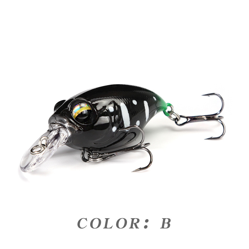 2 Pcs Small Deep Diving Crankbaits 38mm 8g Hard Artificial Baits Minnow for Bass Pesca Carp Perch Fishing Lures Tackle