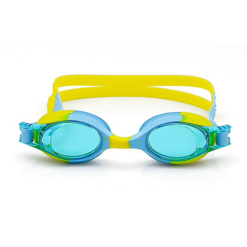 Børns high-definition anti-dug silikone svømmebriller med et bredt synsfelt, behagelig UV-bestandig til_voghion.com