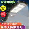 Induction street lamp solar-powered, smart sconce for gazebo, lights for fencing, remote control