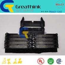 90663-1342 906631342 MOLEXԭ�� MIL Keying with Latch 34P