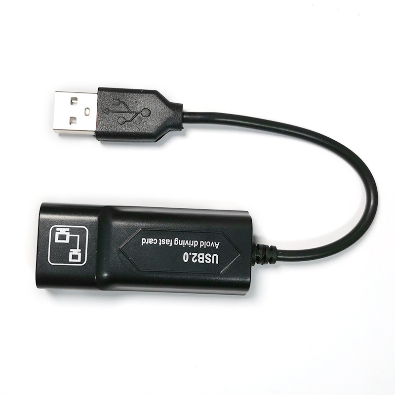 USB al cable del adaptador de Ethernet RJ45 el 100M Nic el 100m del adaptador Drive-free Plug-and-play