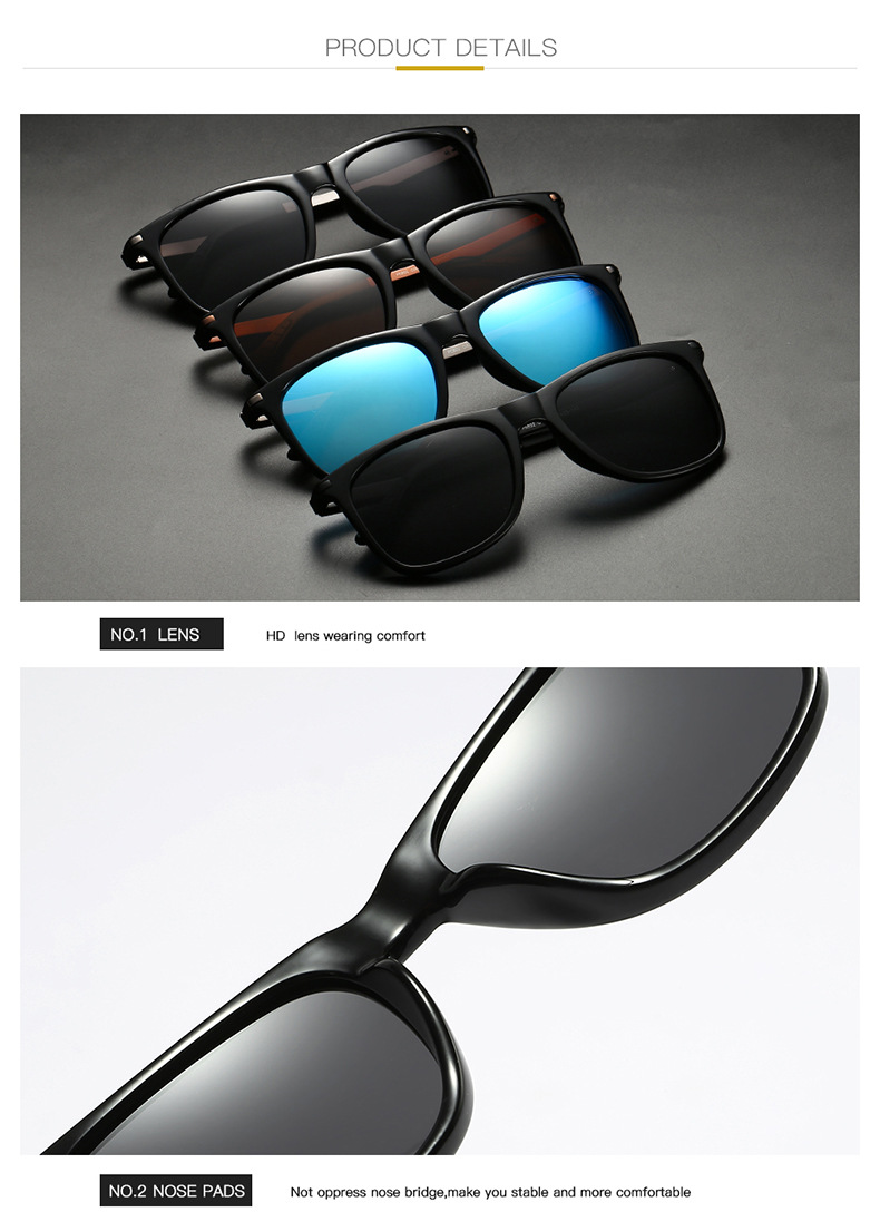 Polarized Lens Fashion Aluminum-magnesium Sunglasses display picture 9