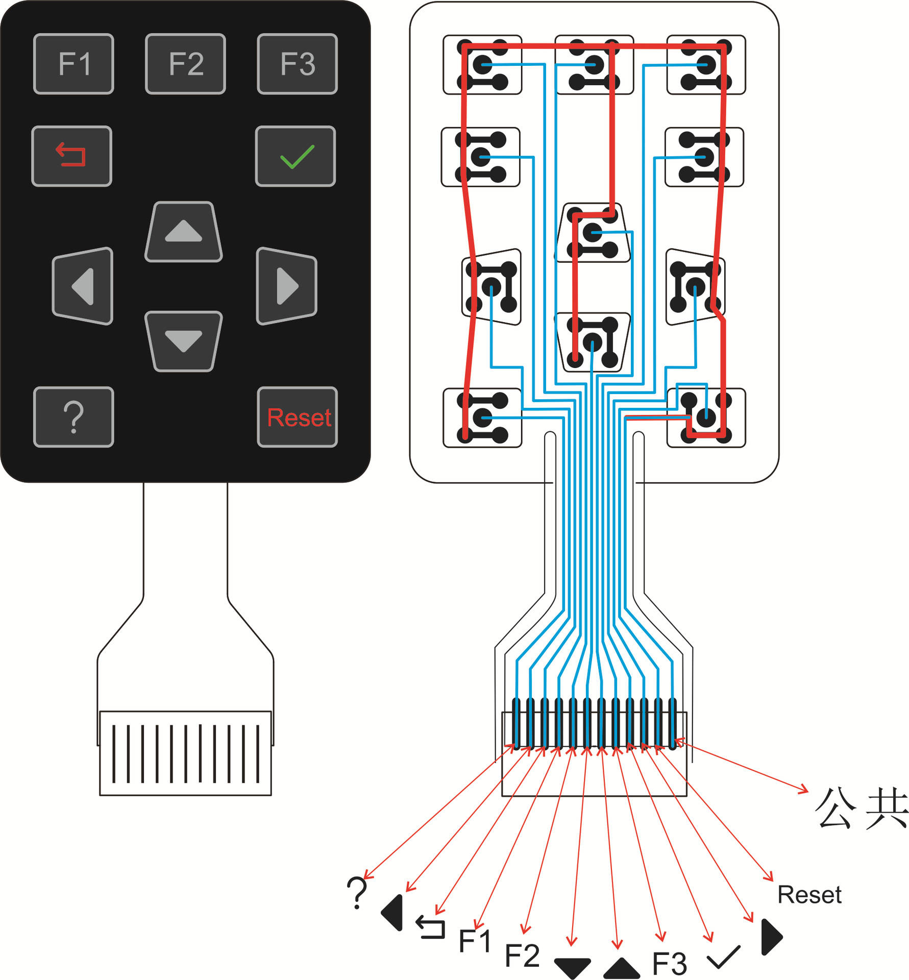 深圳厂家长期供应FPC薄膜开关/PVC薄膜按键/PET薄膜线路 定制