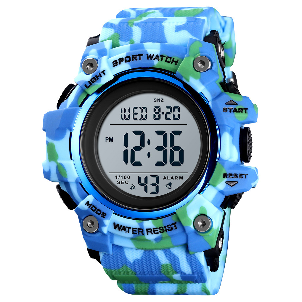 Skmei 1552 estudiante deportes al aire libre pantalla digital reloj electrónico moda retroiluminación pareja nuevo reloj electrónico impermeable