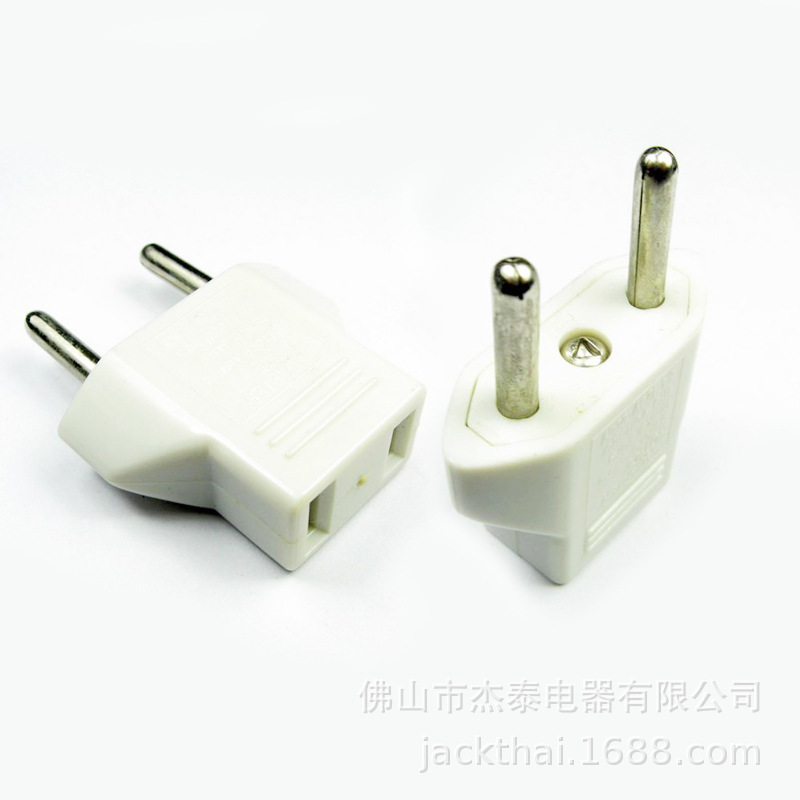 日本插座转欧洲插头 欧标转美标转换插座 迷你型转换电源适配器