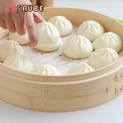 Steamer paper for dumplings, non-stick paper for household steaming buns and steamed rolls, waterproof and non-stick disposable steamer mat paper