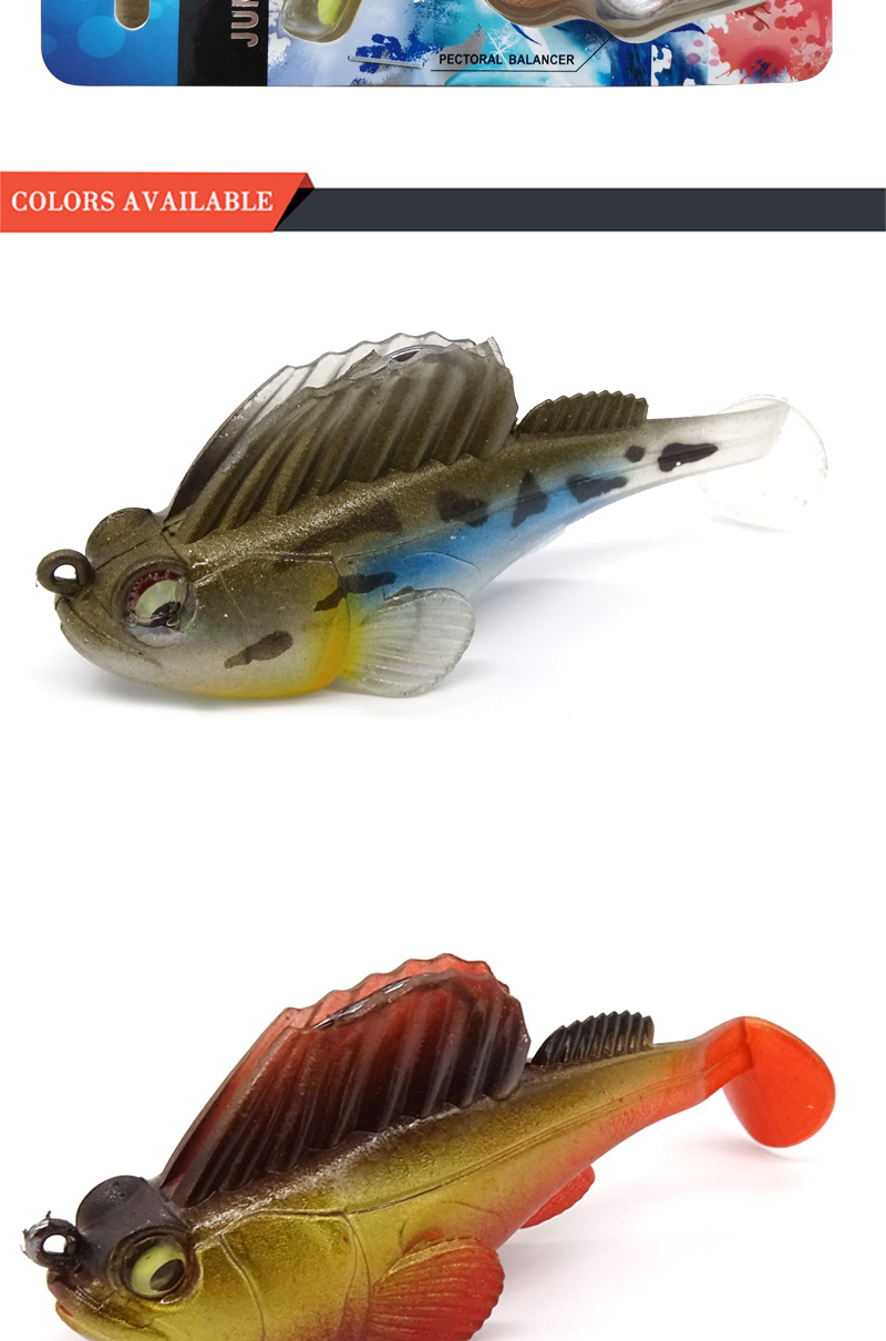 6 Colors Soft Paddle Tail Fishing Lures Saoft baits Soft swimbaits bass trout Fresh Water Fishing Lure