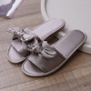 Slippers, footwear with bow indoor, plus size