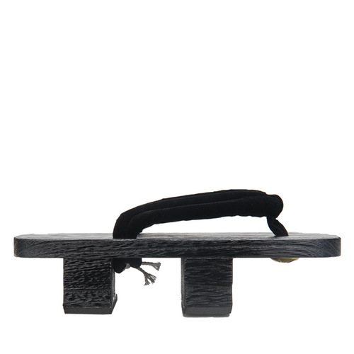 Two-toothed wooden clogs men's Japanese geta slippers Onmyoji Kikuchi COS high heel upgraded version solid color series