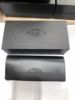 fashion white high-grade Sunglasses Packaging box black The leather box suit Imprint logo exquisite glasses case wholesale