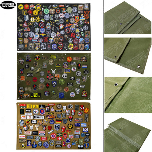 Velcro storage display board, military fan armband organization cloth, medal badge hanging wall display cloth wall storage tool