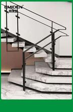 深圳厂家定制大理石楼梯玻璃扶手，高端玻璃扶手