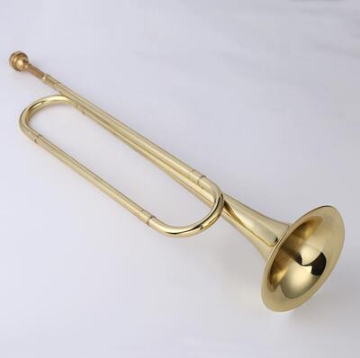 Youth No. student Young Pioneers Drum Team trumpet Musical Instruments 12 a centimeter golden Big Horn Beginner juvenile