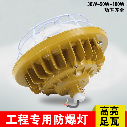 Explosion-proof lamp led factory workshop warehouse chemical plant gas station 100w super bright kitchen explosion-proof floodlight