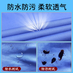 Food processing plant water-resistant hooded workwear, white protective clothing for seafood workshop and food factory waterproof workwear