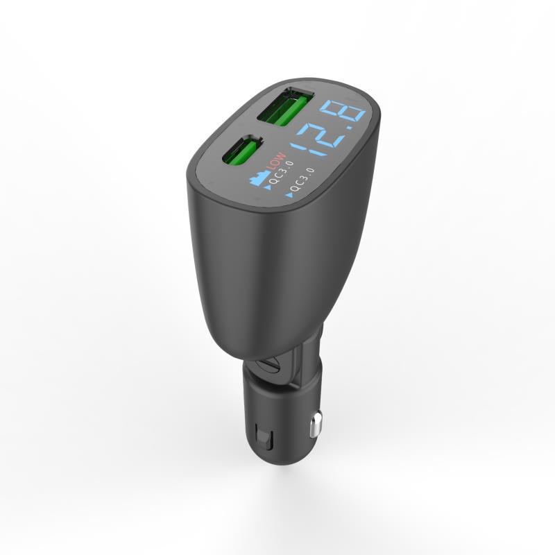 厂家定制各种Type-c PD18W车载充电器快速充电QC3.0 USB汽车车充