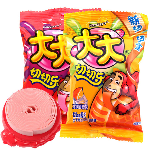 Arrowroot Big Roll Bubblegum 30g*12 packs Strawberry Flavor Orange Melon Cola Retro 80s Nostalgic Snack