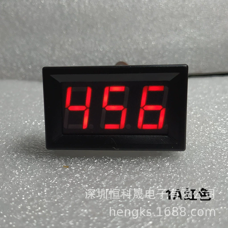 Высокоточный амперметр постоянного тока, Миллиамперметр 0,56 дюйма 1A 10A DC4-30V Источник питания с амперметром точной регулировки