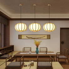 日式吊灯木质灯个性创意餐厅吊灯北欧木艺吊灯客厅卧室灯韩式吊灯